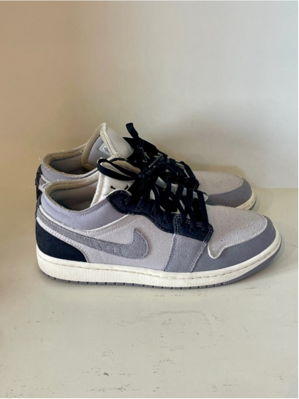 Nike Air Jordan Men's 8.5 SE Craft Inside Out Cement Gray Shoes Sneakers EUC